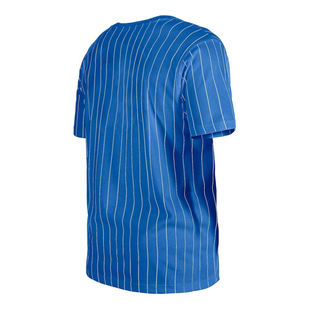 Chicago Cubs New Era Throwback Pinstripe T-Shirt - MLB