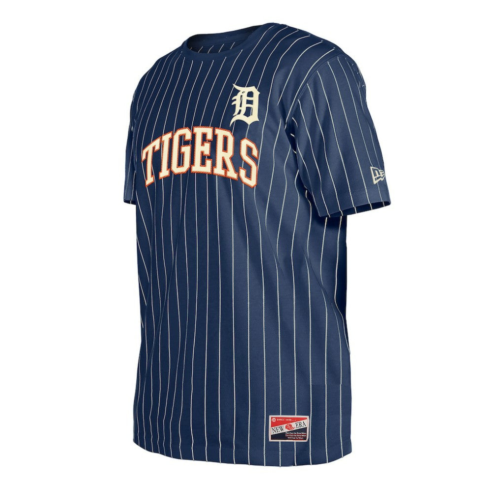 Detroit Tigers New Era Throwback Pinstripe T-Shirt - MLB