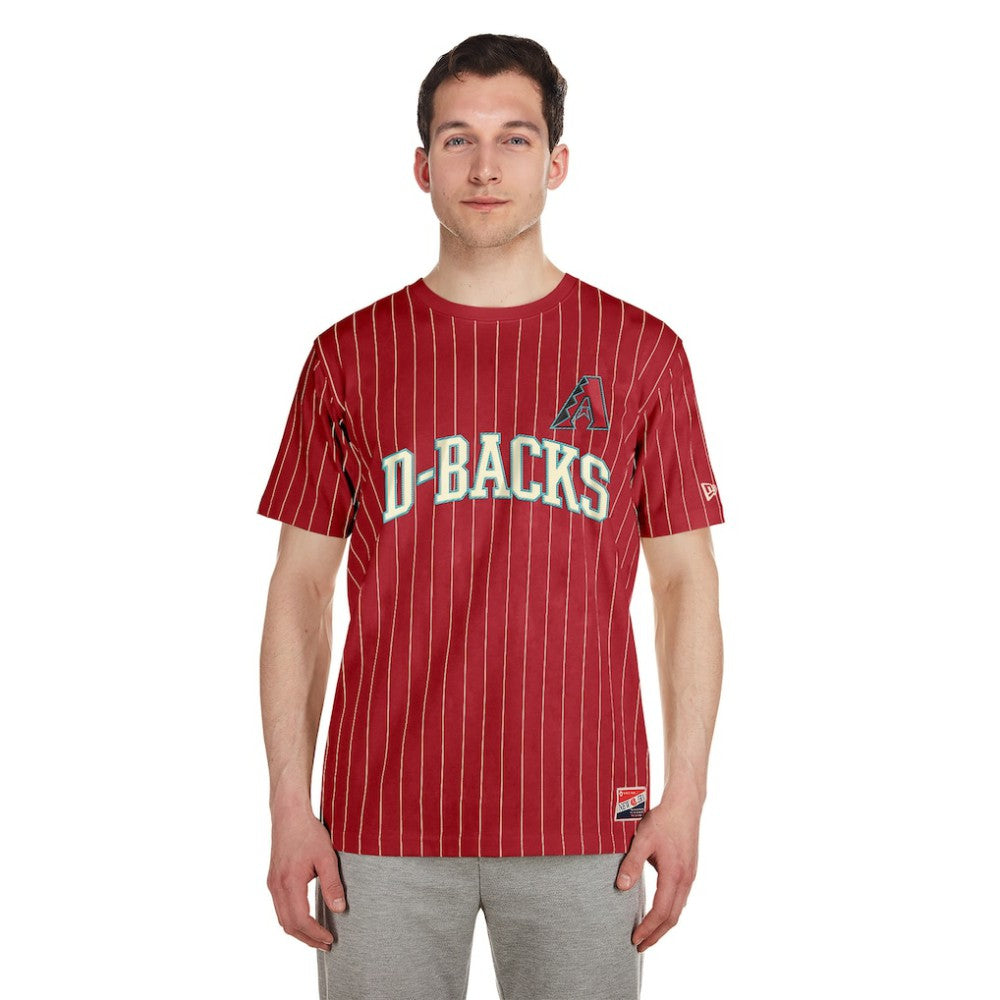 Arizona Diamondbacks New Era Throwback Pinstripe T-Shirt - MLB