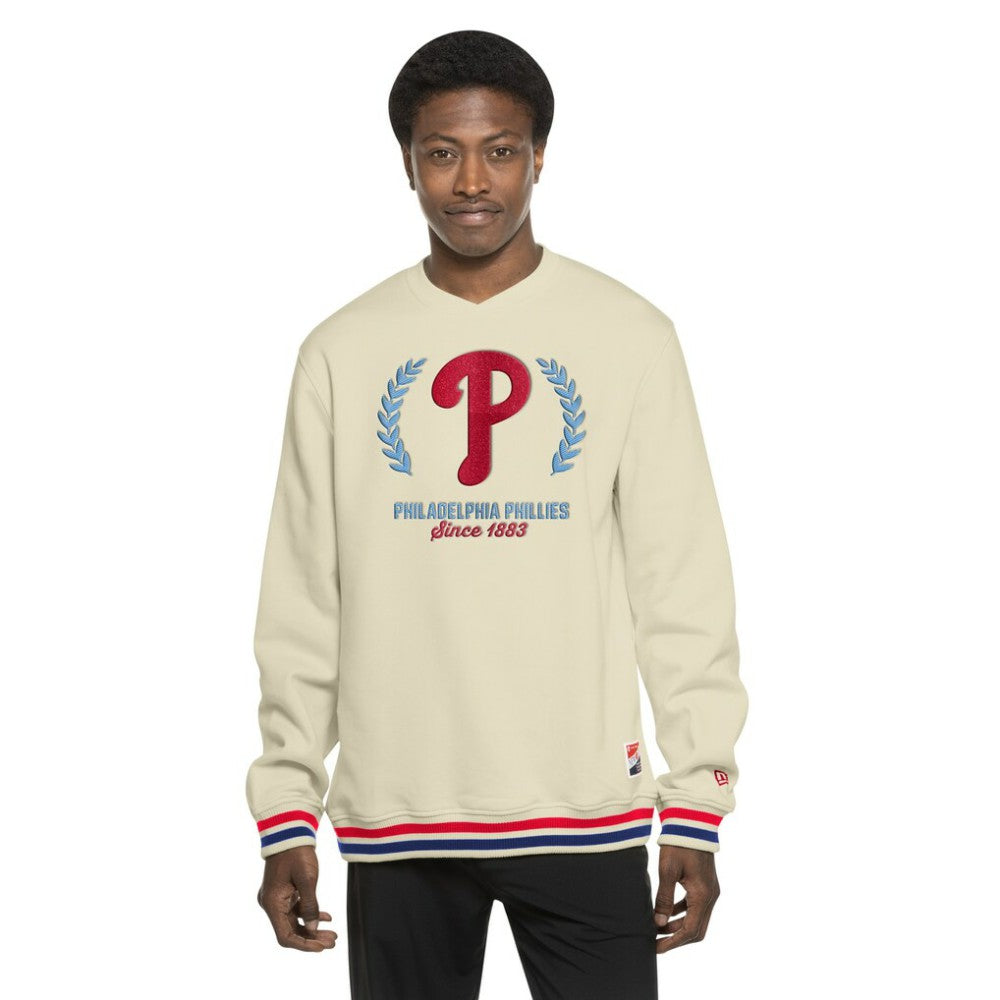 Philadelphia Phillies New Era Throwback Pullover Sweatshirt - MLB