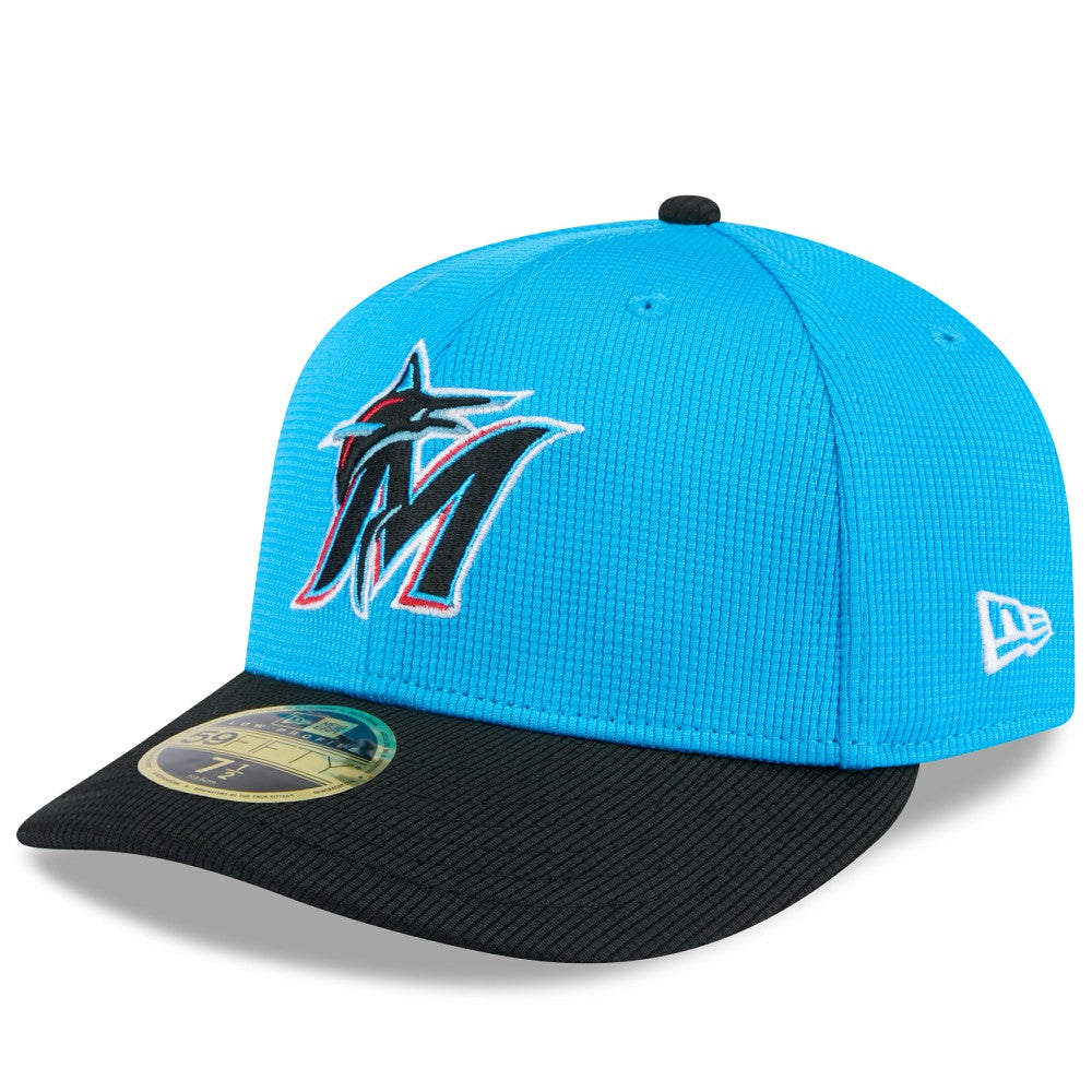 Miami Marlins New Era 2025 Spring Training Low Profile 59FIFTY Fitted Hat - MLB