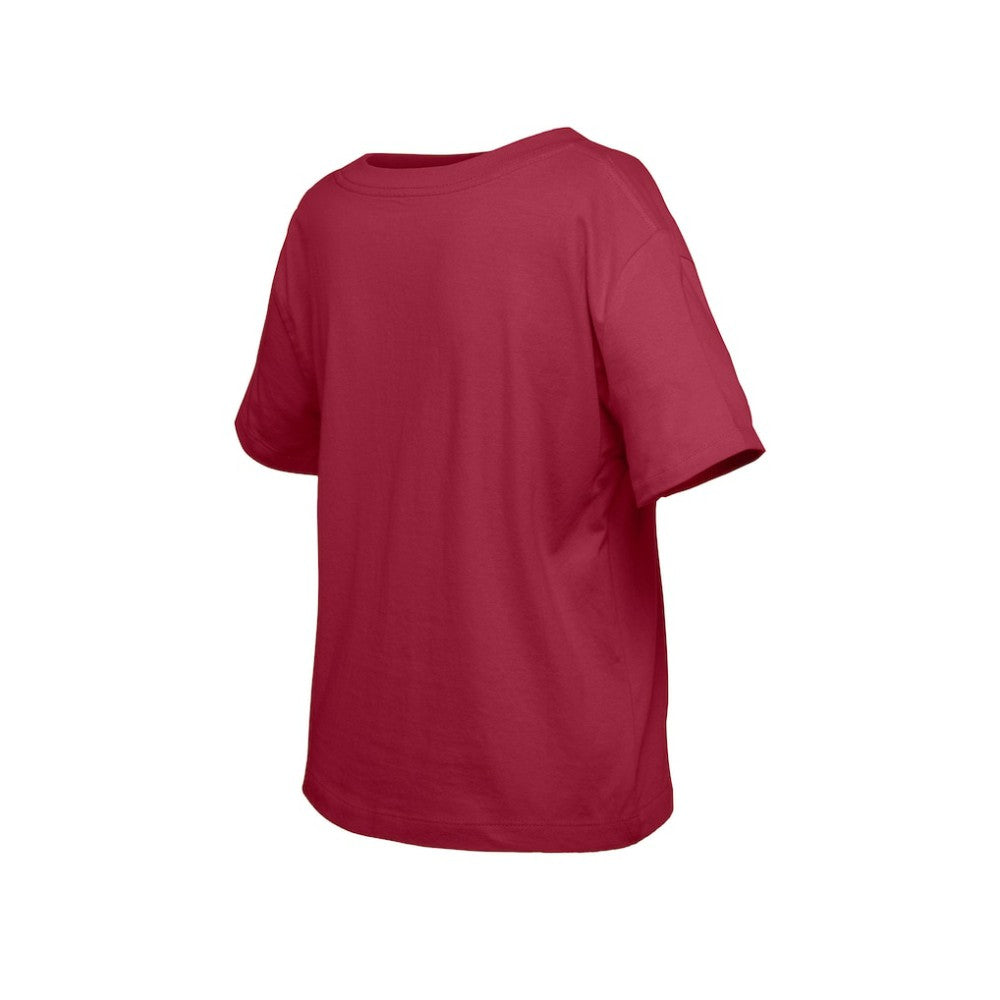 Colorado Avalanche New Era Girl's Youth Flip Sequin T-Shirt - Dark Red - NHL