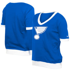 St. Louis Blues New Era Women's Game Day Rhinestuds T-Shirt - Blue - NHL
