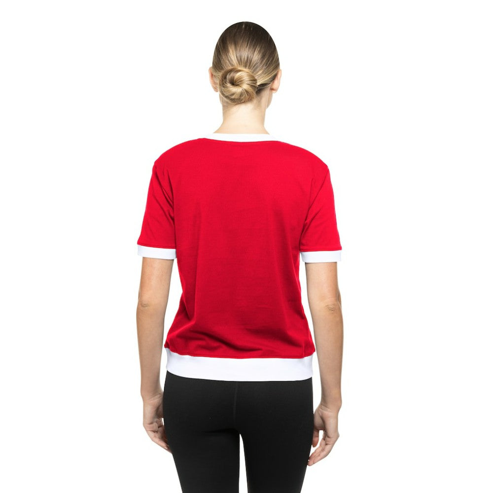 Detroit Red Wings New Era Women's Game Day Rhinestuds T-Shirt - Red - NHL