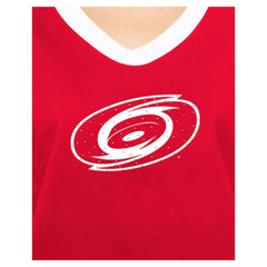 Carolina Hurricanes New Era Women's Game Day Rhinestuds T-Shirt - Red - NHL