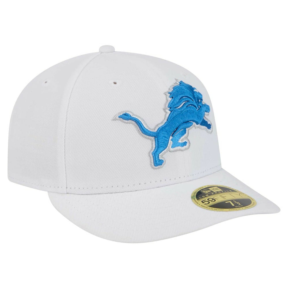 Detroit Lions New Era Omaha Low Profile 59FIFTY Fitted Hat White | NFL