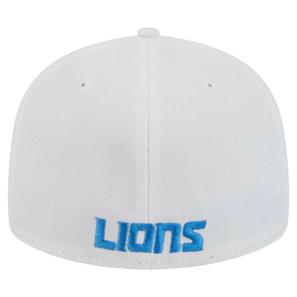 Detroit Lions New Era Omaha Low Profile 59FIFTY Fitted Hat White | NFL