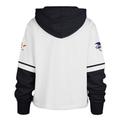 Houston Astros '47 Women's Trifecta Shortstop Cropped Pullover Hoodie - MLB