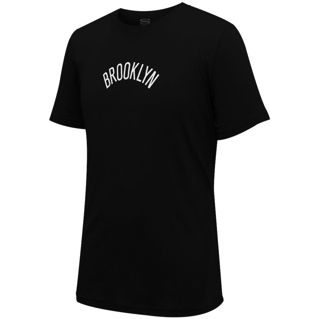 Brooklyn Nets Stadium Essentials Unisex Origins Script T-Shirt Black - NBA