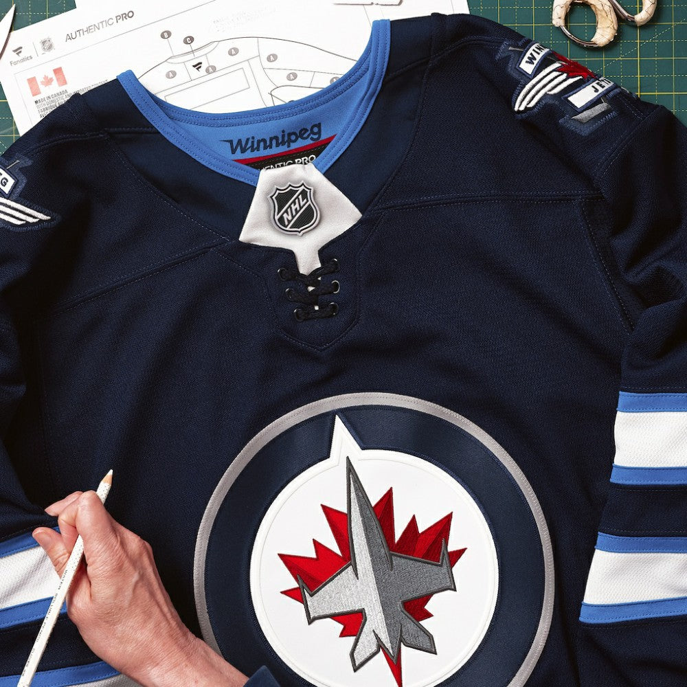 Winnipeg Jets Fanatics Home Authentic Pro Jersey - Navy - NHL