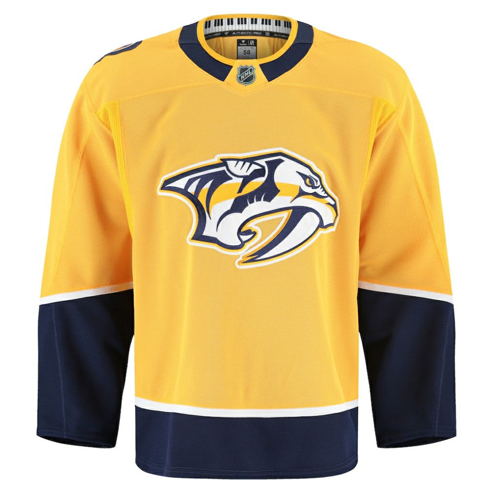 Nashville Predators Fanatics Home Authentic Pro Jersey - Yellow - NHL