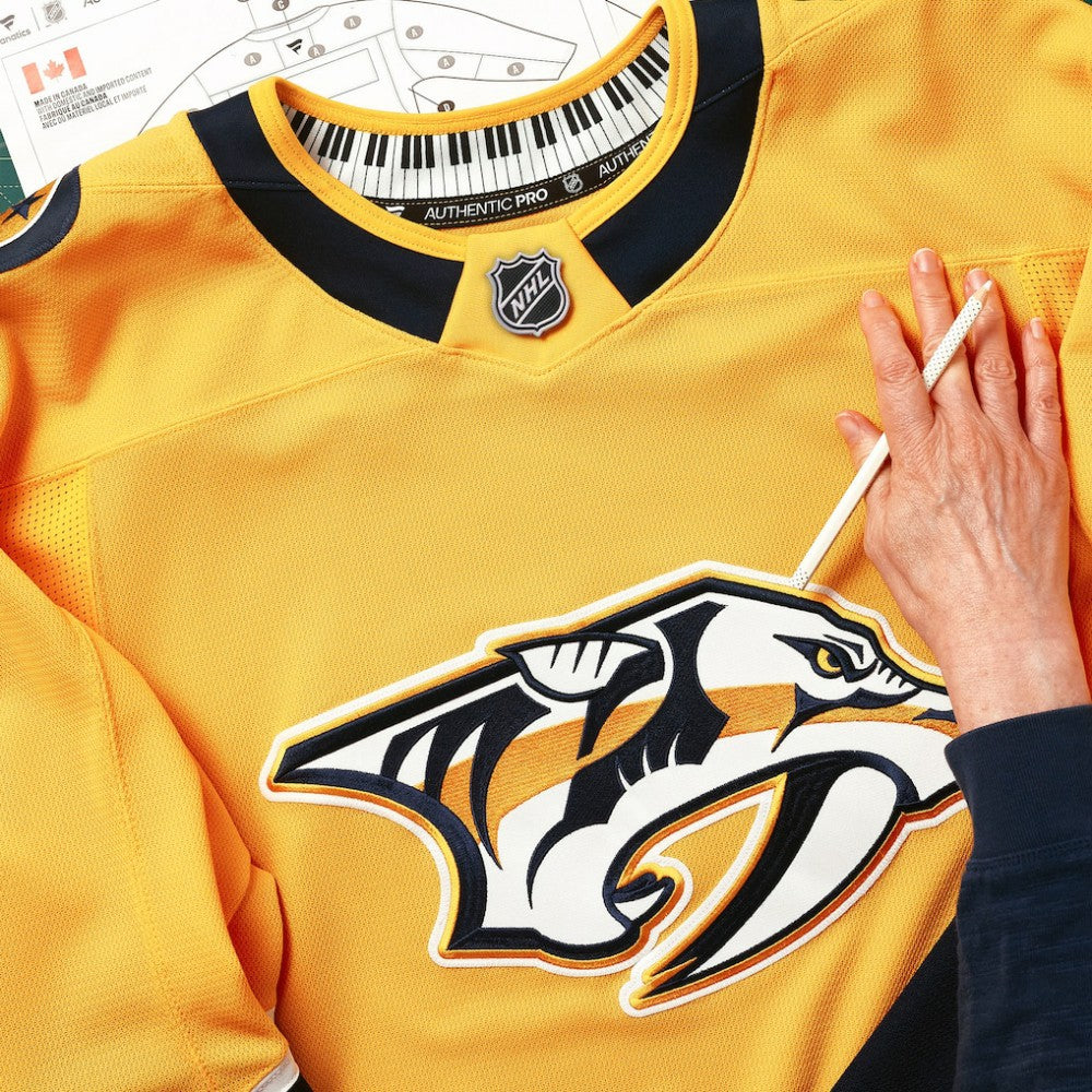 Nashville Predators Fanatics Home Authentic Pro Jersey - Yellow - NHL
