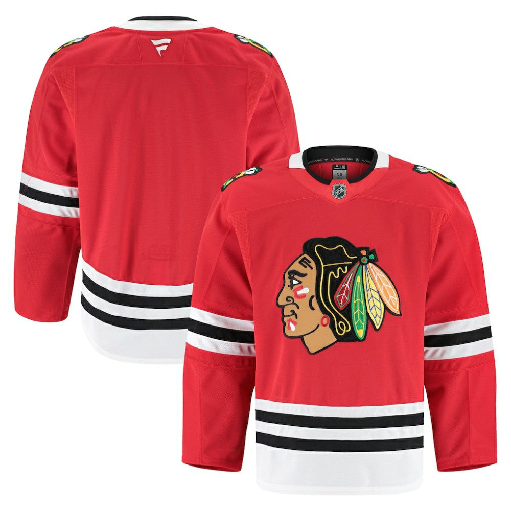 Chicago Blackhawks Fanatics Home Authentic Pro Jersey - Red - NHL