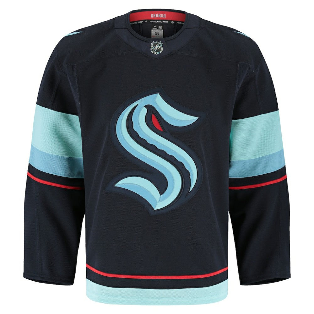 Seattle Kraken Fanatics Home Authentic Pro Jersey - Deep Sea Blue - NHL