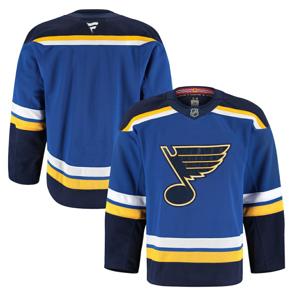 St. Louis Blues Fanatics Home Authentic Pro Jersey - Blue - NHL