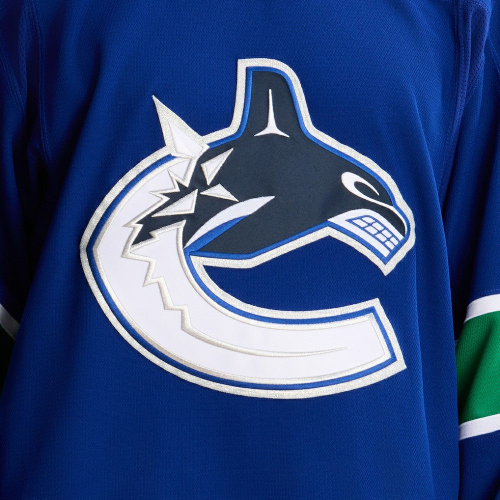 Vancouver Canucks Fanatics Home Authentic Pro Jersey - Blue - NHL
