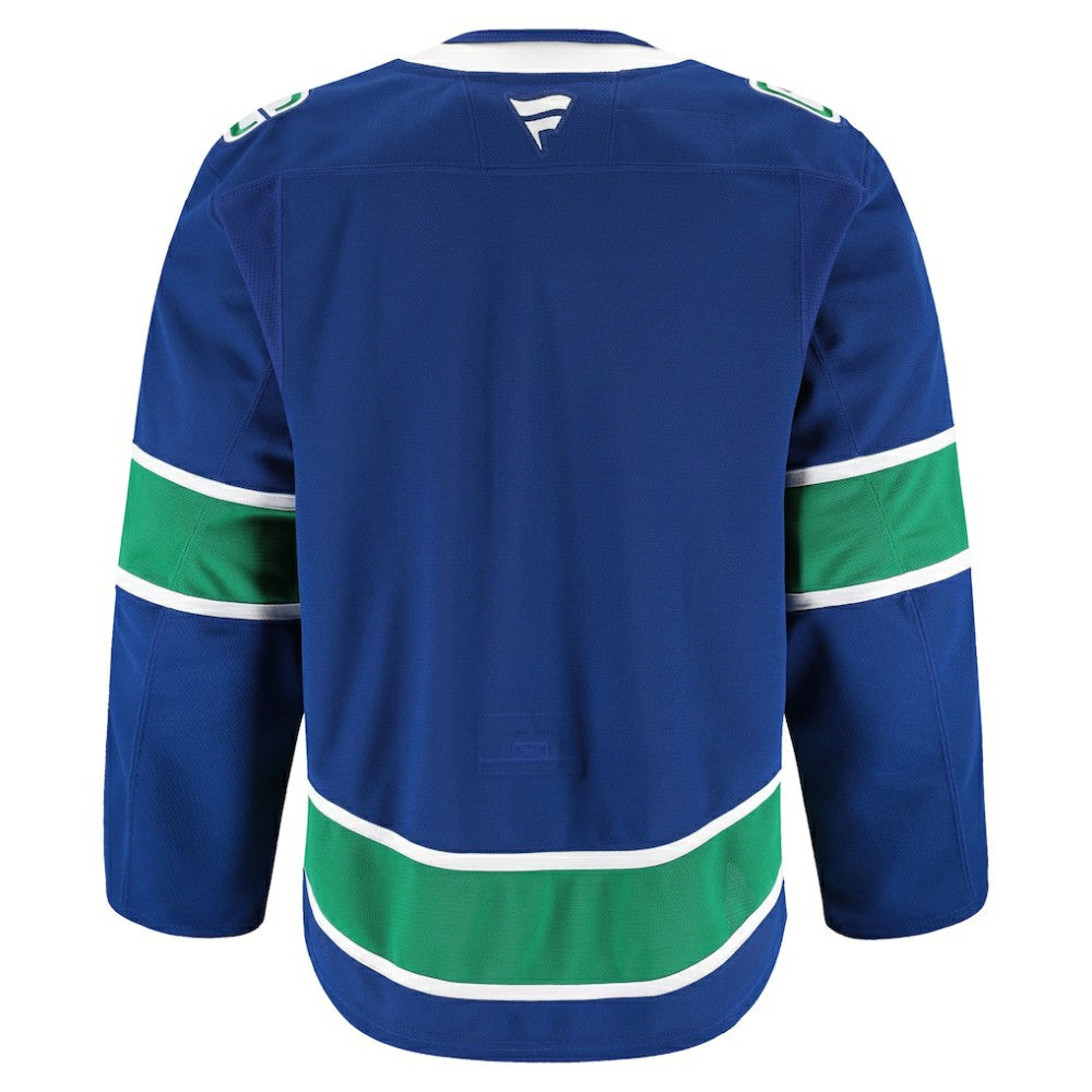 Vancouver Canucks Fanatics Home Authentic Pro Jersey - Blue - NHL