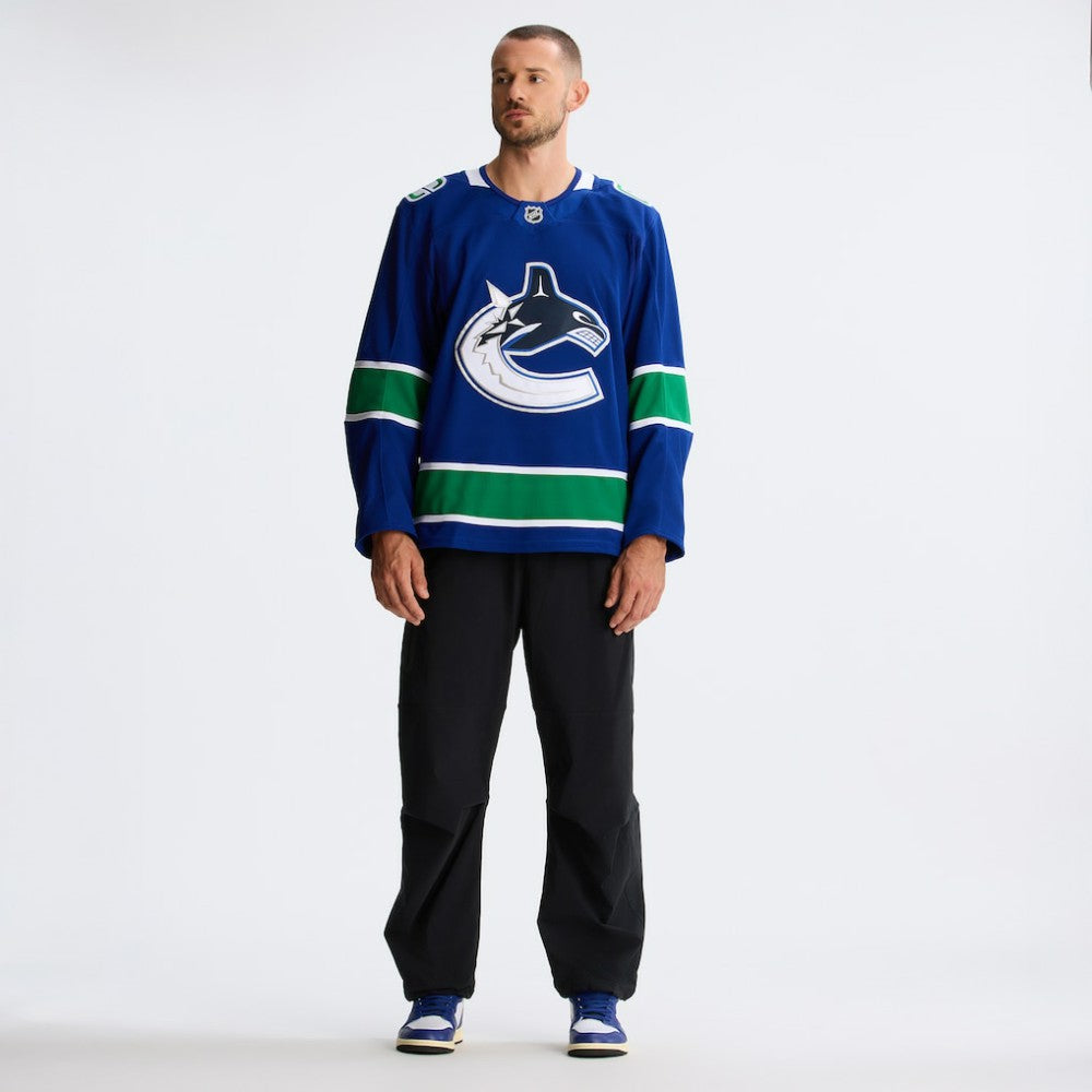 Vancouver Canucks Fanatics Home Authentic Pro Jersey - Blue - NHL