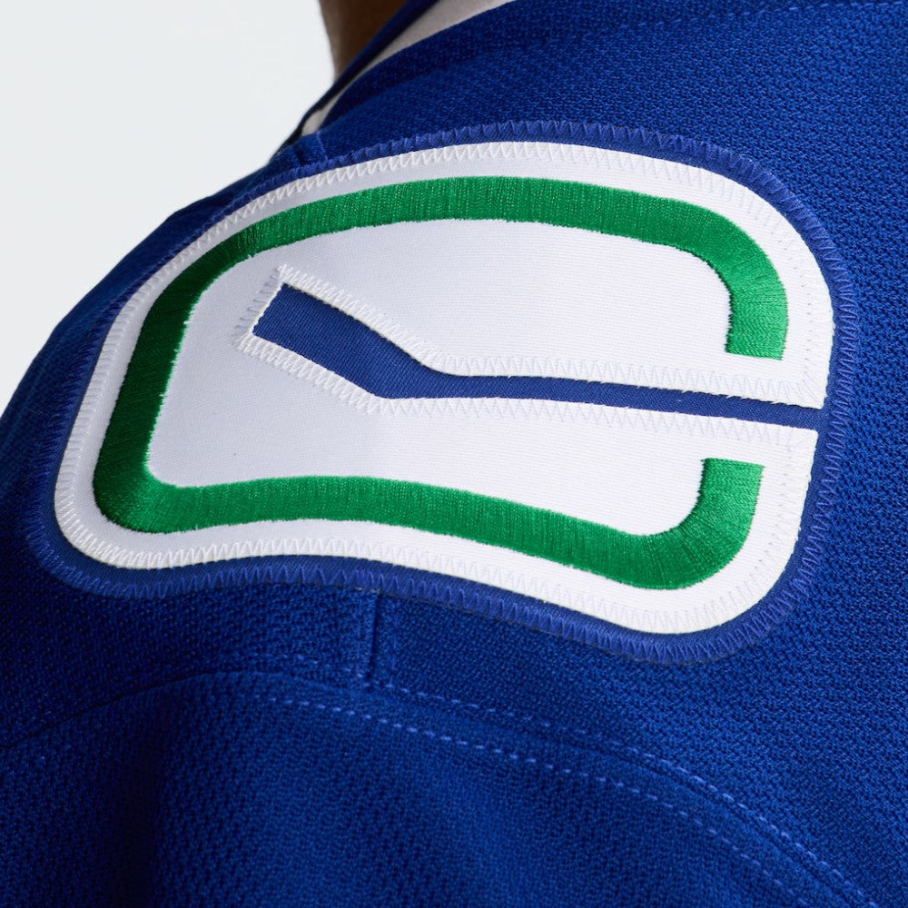Vancouver Canucks Fanatics Home Authentic Pro Jersey - Blue - NHL