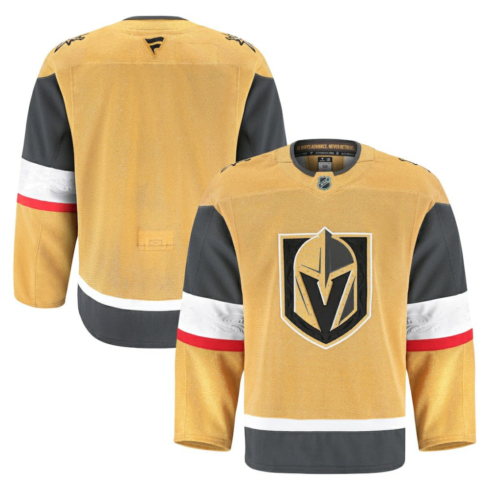 Vegas Golden Knights Fanatics Home Authentic Pro Jersey - Gold - NHL