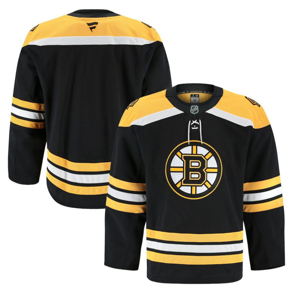 Boston Bruins Fanatics Home Authentic Pro Jersey - Black - NHL