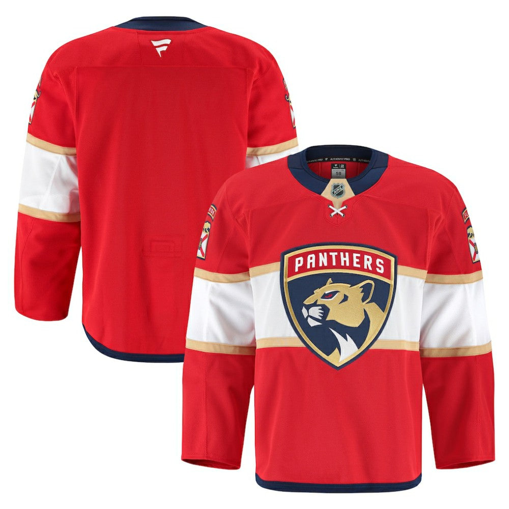 Florida Panthers Fanatics Home Authentic Pro Jersey - Red - NHL
