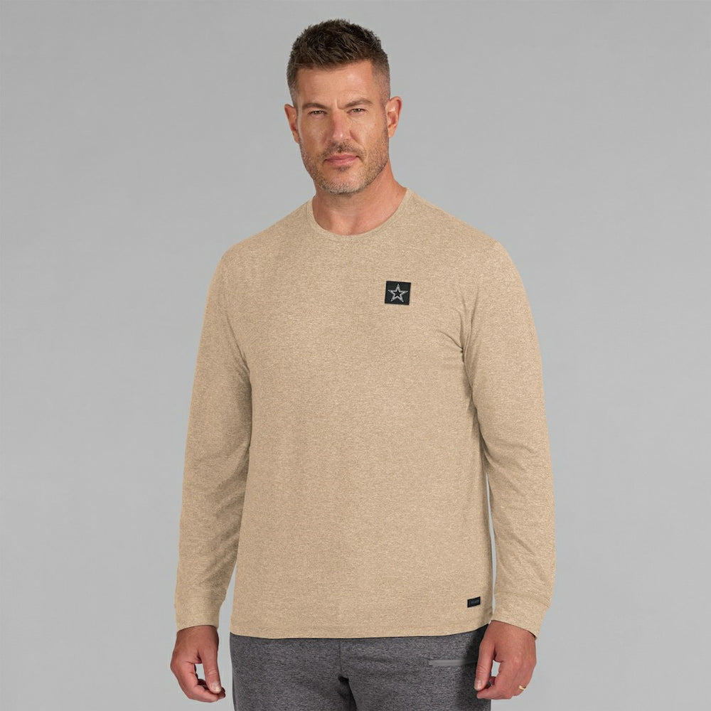 Dallas Cowboys J. Palmer Four Down Long Sleeve T-Shirt Tan | NFL