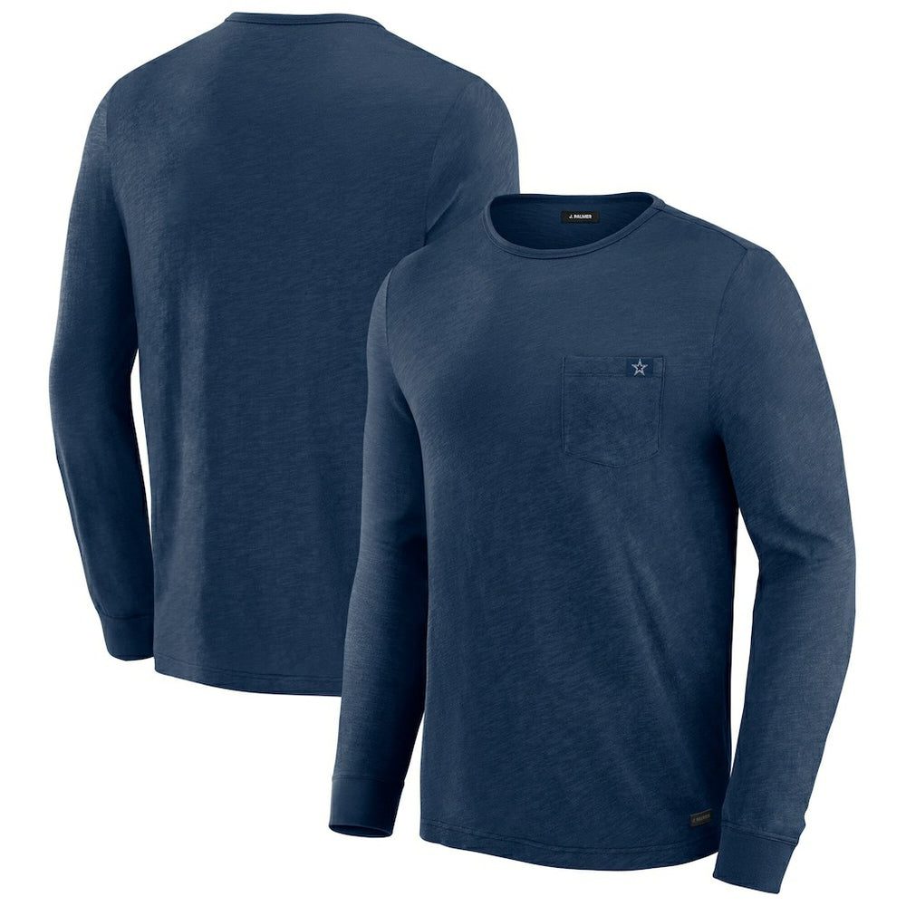 Dallas Cowboys J. Palmer In-The-Pocket Long Sleeve T-Shirt Navy | NFL