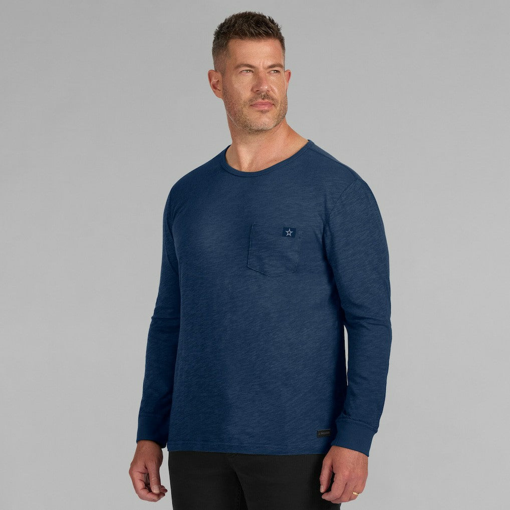 Dallas Cowboys J. Palmer In-The-Pocket Long Sleeve T-Shirt Navy | NFL