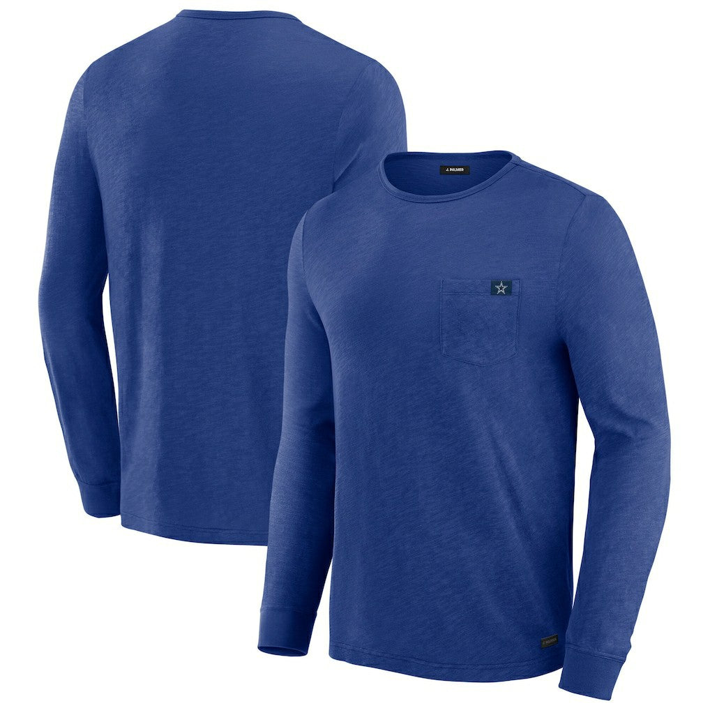 Dallas Cowboys J. Palmer In-The-Pocket Long Sleeve T-Shirt Blue | NFL