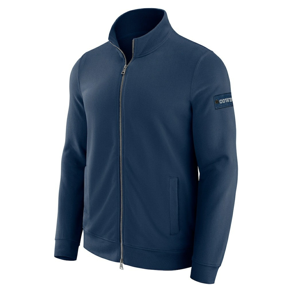 Dallas Cowboys J. Palmer QB1 Full-Zip Sweatshirt Navy | NFL