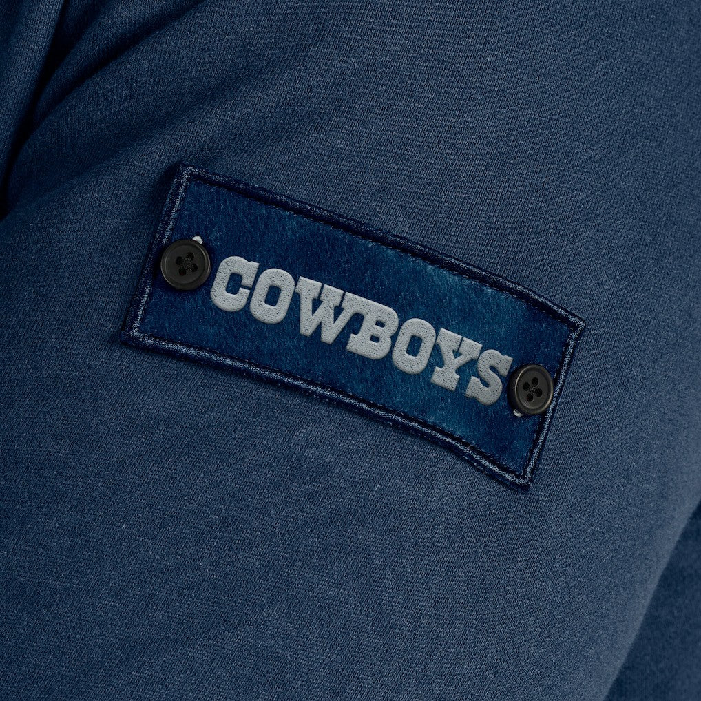 Dallas Cowboys J. Palmer QB1 Full-Zip Sweatshirt Navy | NFL
