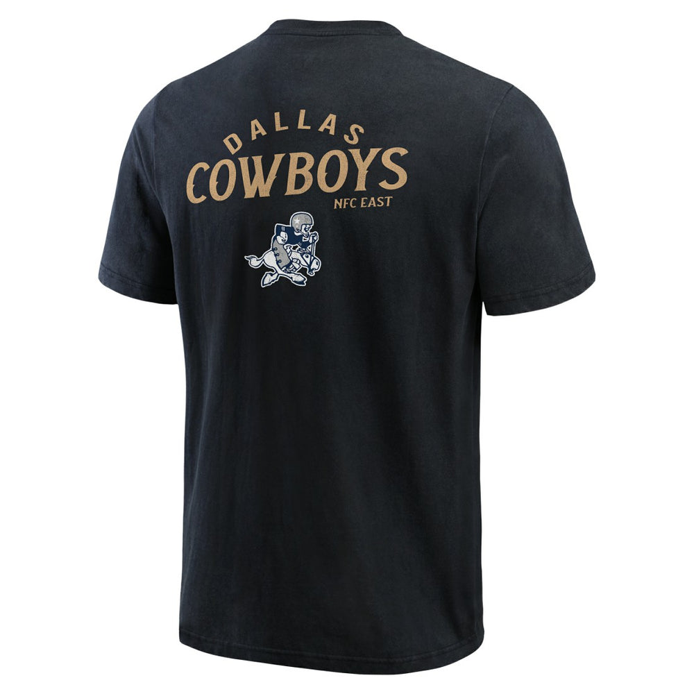 Dallas Cowboys Darius Rucker Collection Washed Henley T-Shirt Black | Fanatics