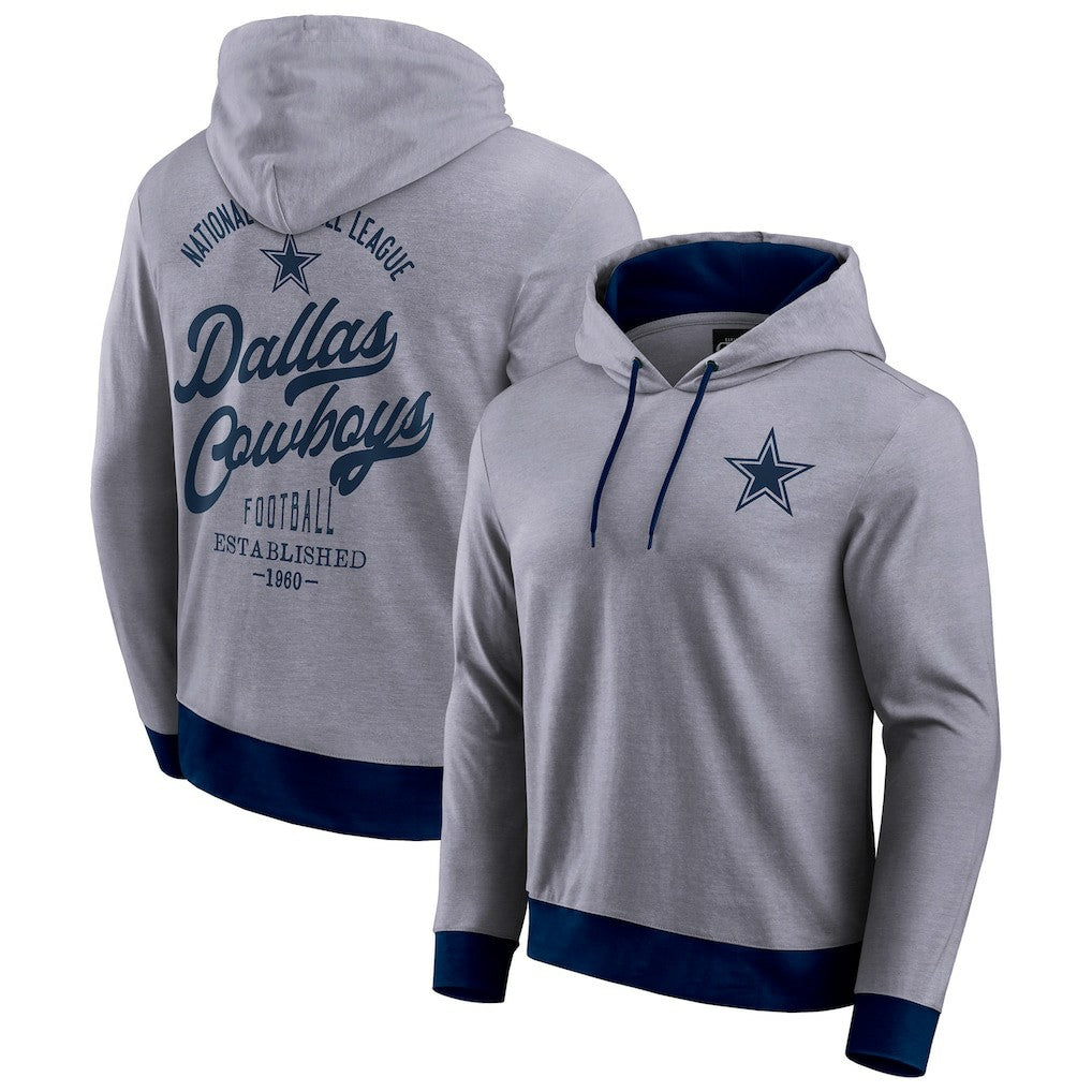 Dallas Cowboys Darius Rucker Collection Tonal Knit Pullover Hoodie Navy | Fanatics