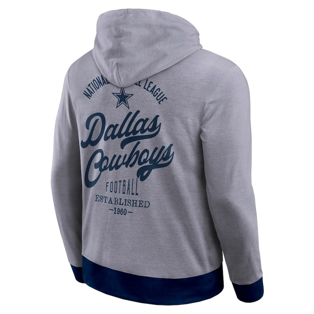 Dallas Cowboys Darius Rucker Collection Tonal Knit Pullover Hoodie Navy | Fanatics