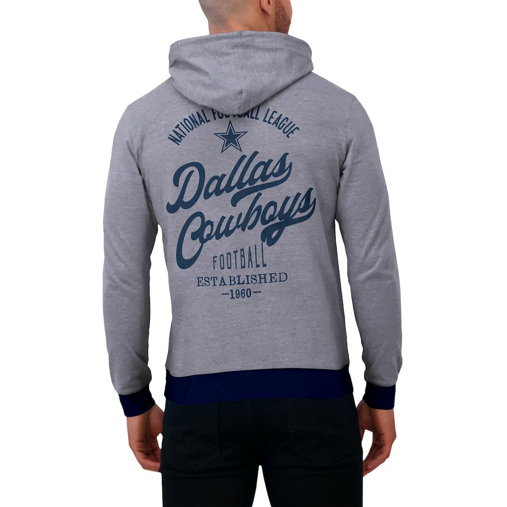 Dallas Cowboys Darius Rucker Collection Tonal Knit Pullover Hoodie Navy | Fanatics