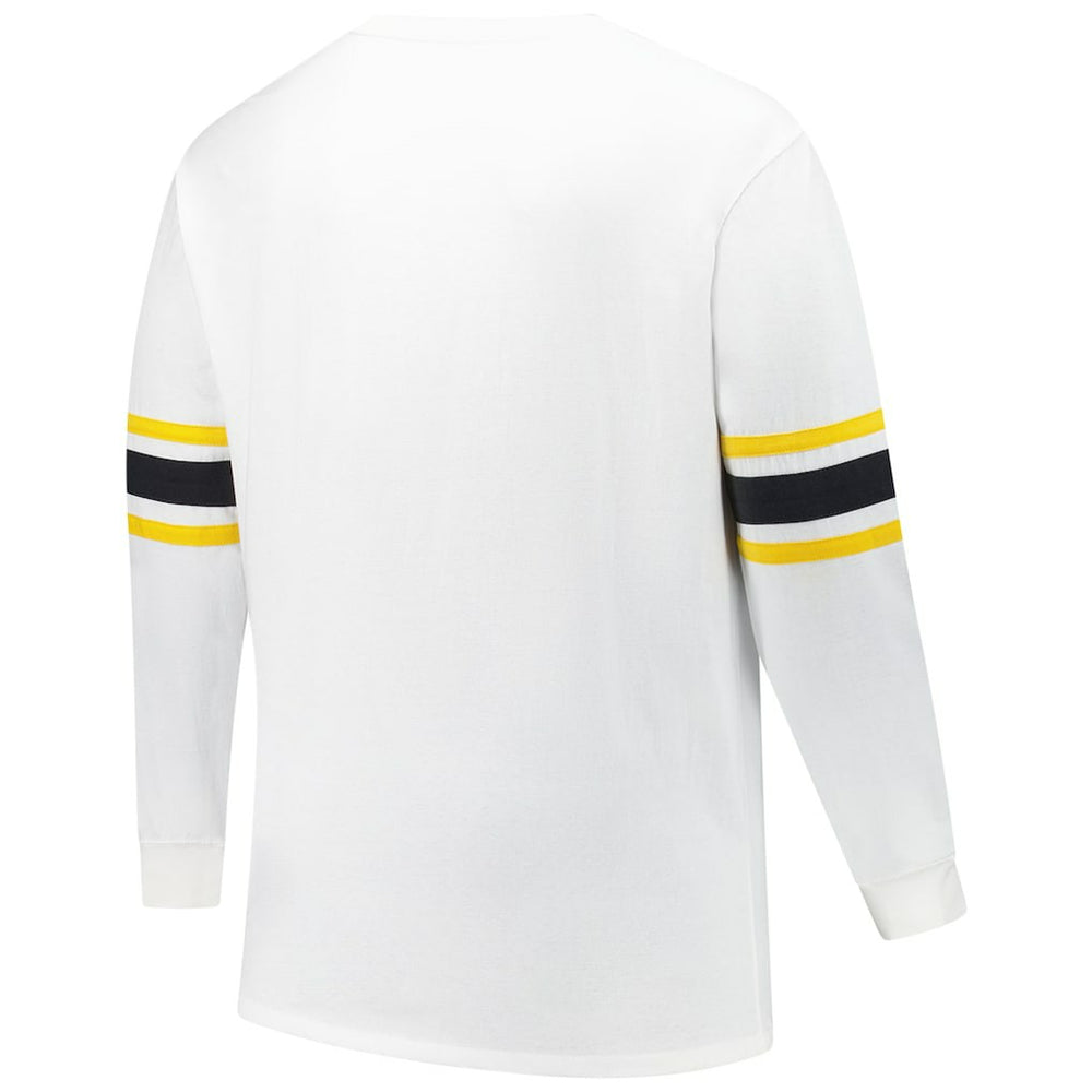 Pittsburgh Steelers '47 Big & Tall Premier Brex Long Sleeve T-Shirt White | 47 brand