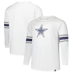 Dallas Cowboys '47 Big & Tall Premier Brex Long Sleeve T-Shirt White | 47 brand
