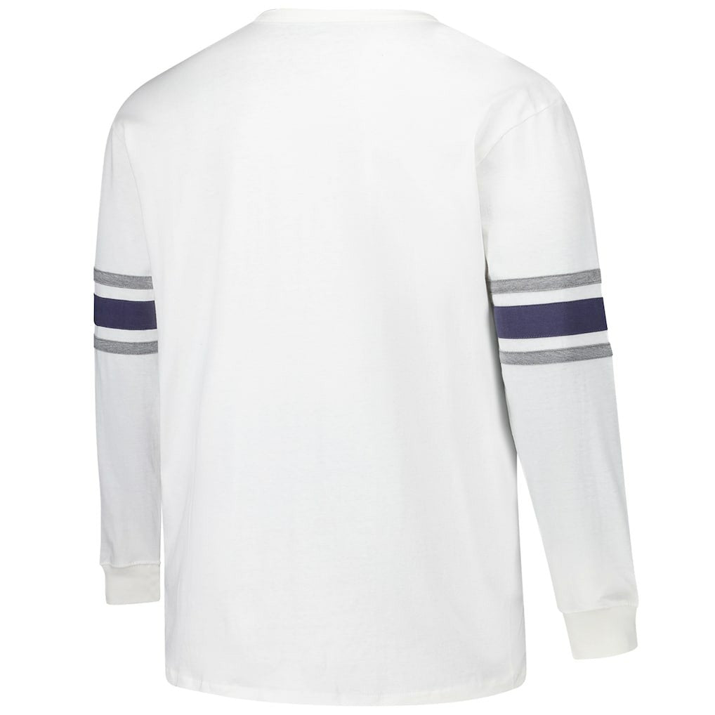 Dallas Cowboys '47 Big & Tall Premier Brex Long Sleeve T-Shirt White | 47 brand
