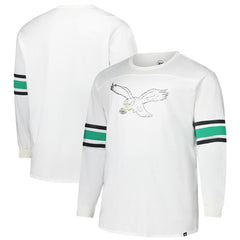 Philadelphia Eagles '47 Big & Tall Premier Brex Long Sleeve T-Shirt White | 47 brand