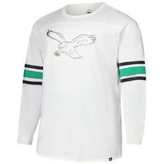 Philadelphia Eagles '47 Big & Tall Premier Brex Long Sleeve T-Shirt White | 47 brand