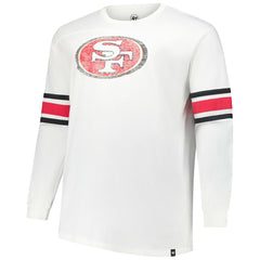 San Francisco 49ers '47 Big & Tall Premier Brex Long Sleeve T-Shirt White | 47 brand