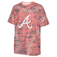 Atlanta Braves Youth Slide Score Bold T-Shirt - MLB
