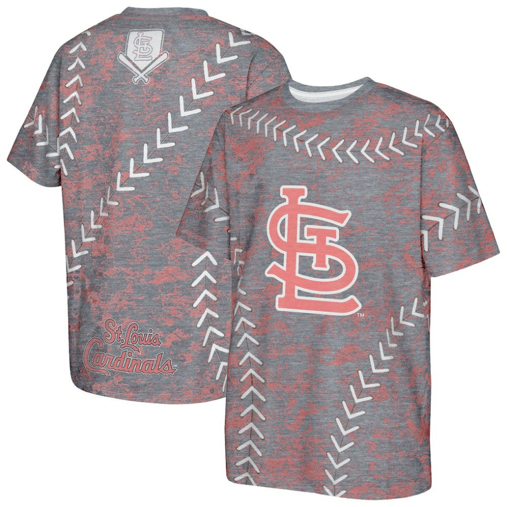 St. Louis Cardinals Youth Slide Score Bold T-Shirt - MLB