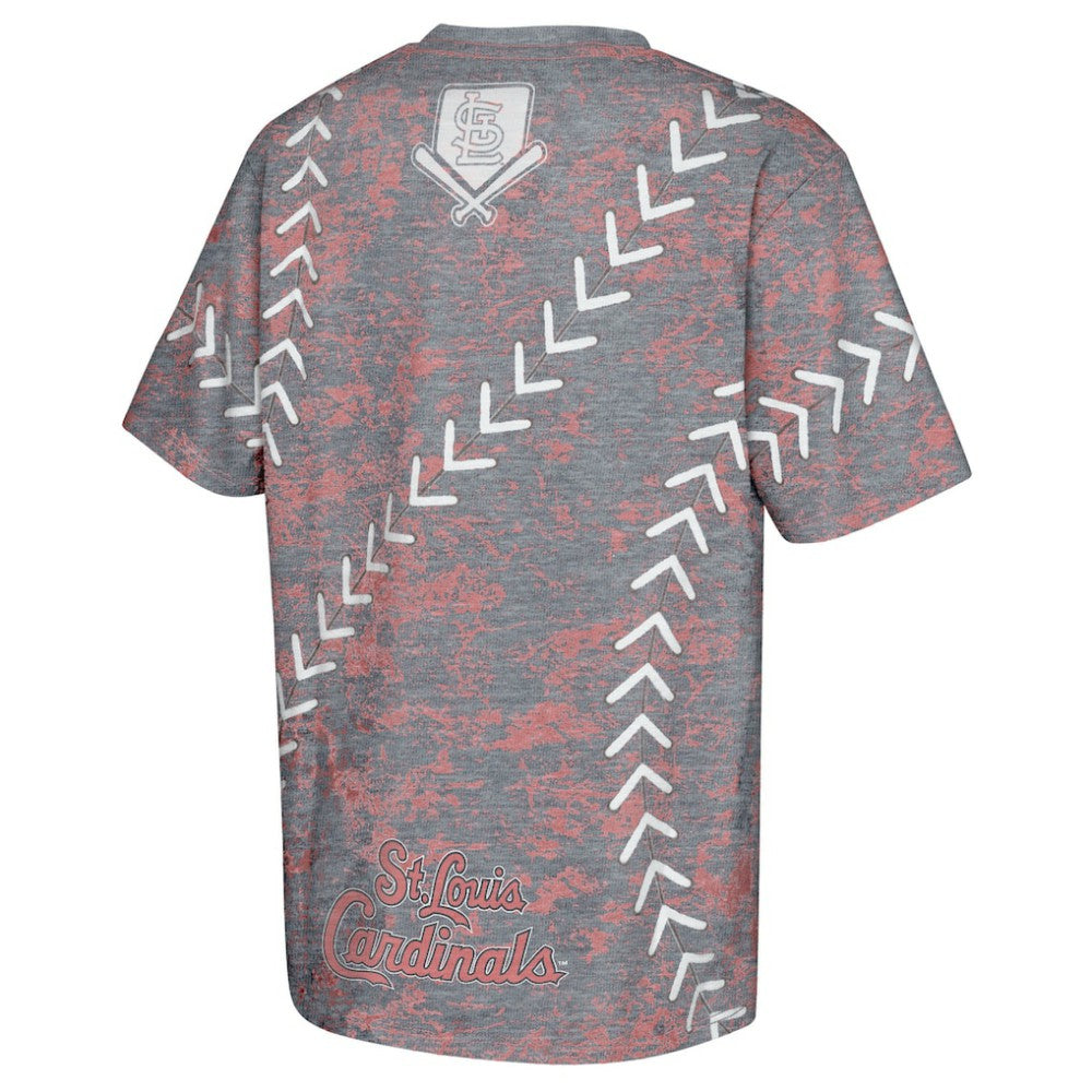 St. Louis Cardinals Youth Slide Score Bold T-Shirt - MLB