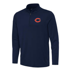 Chicago Bears Antigua Reprocess Quarter-Zip Top Navy | NFL