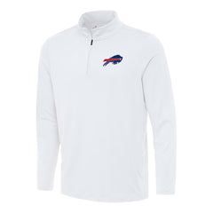 Buffalo Bills Antigua Reprocess Quarter-Zip Top White | NFL