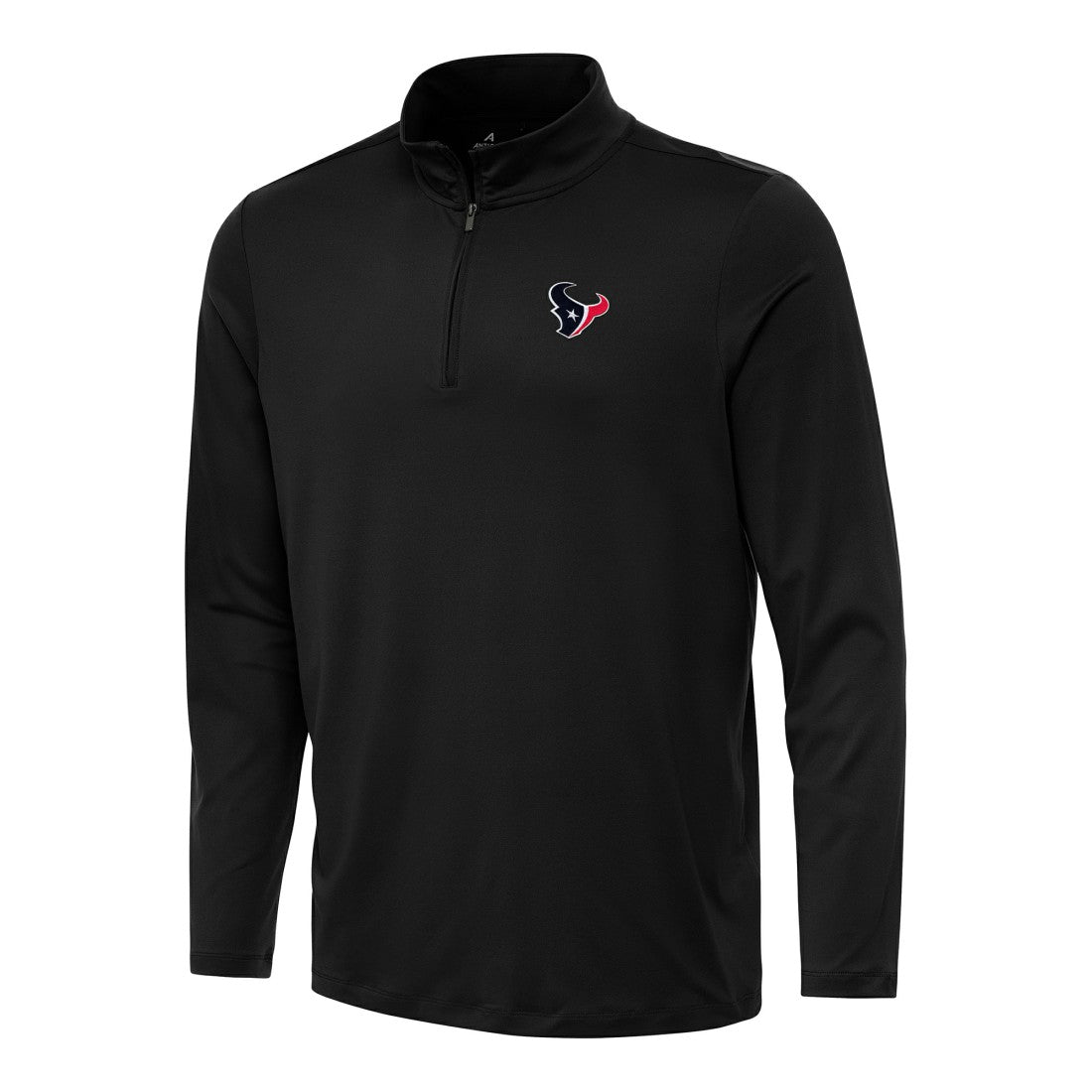 Houston Texans Antigua Reprocess Quarter-Zip Top Black | NFL