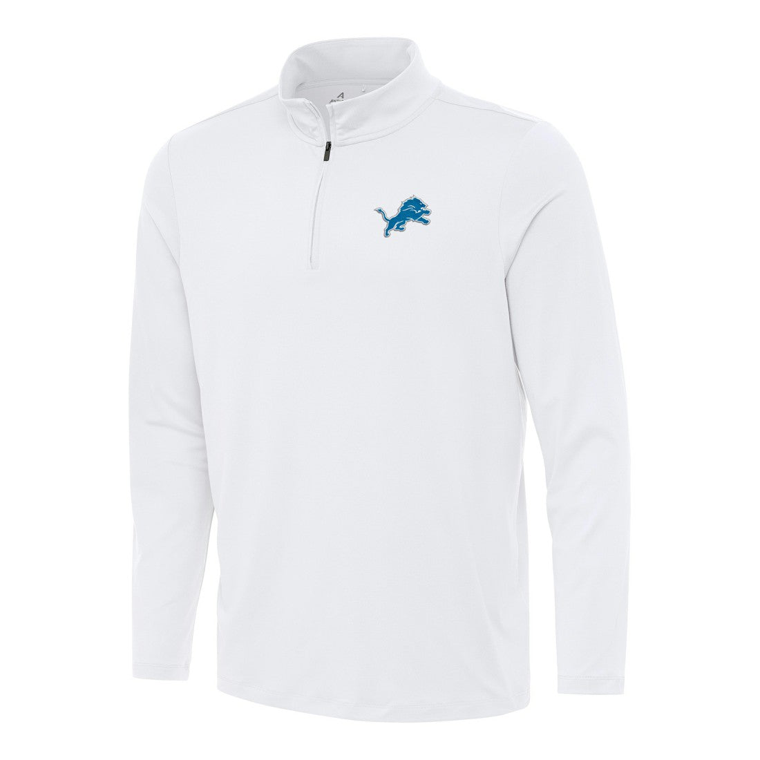Detroit Lions Antigua Reprocess Quarter-Zip Top White | NFL