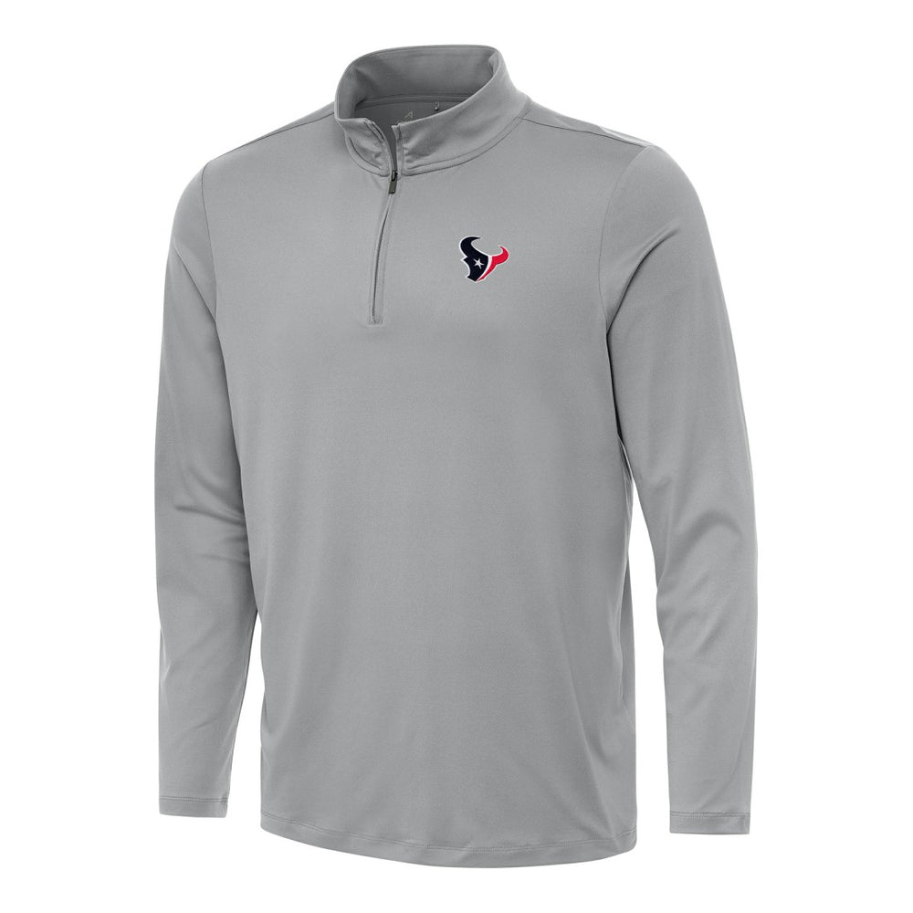 Houston Texans Antigua Reprocess Quarter-Zip Top Gray | NFL